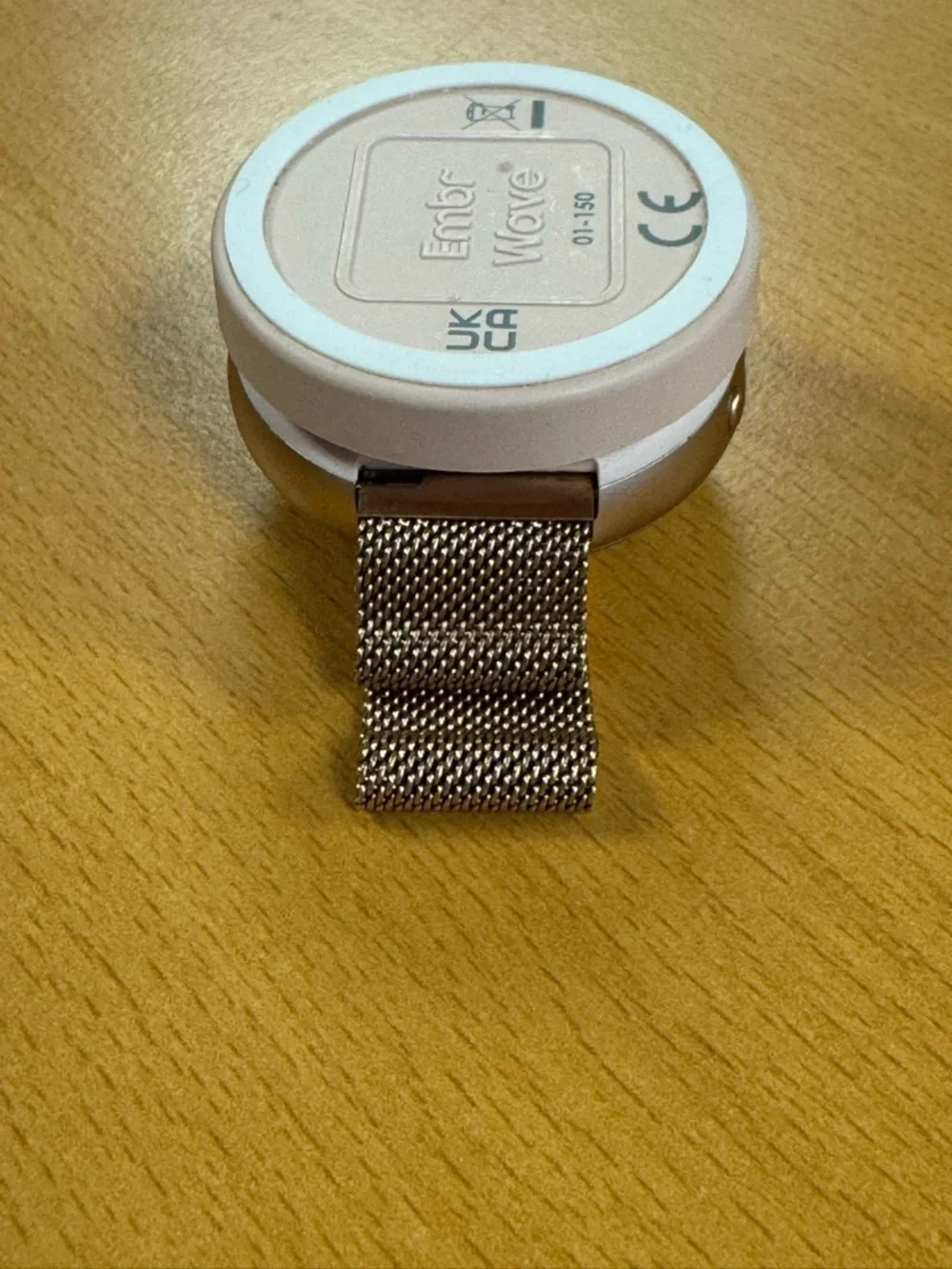 EMBR Wave 2 - Thermal Wristband, O/S, Rose Gold